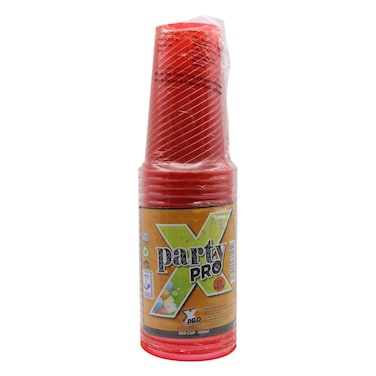 JINICE CUP D82MM 300ML RED 25S