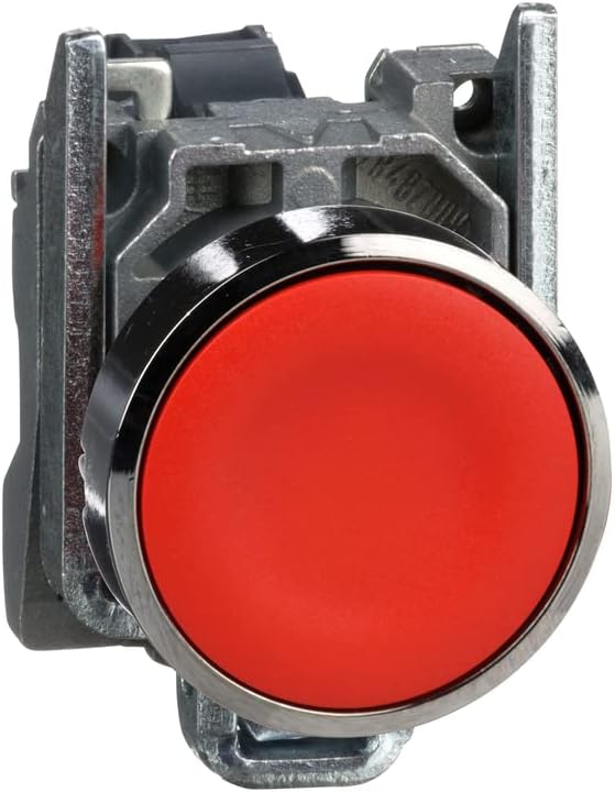 Buy Schneider Signaling Harmony XB4_ Push button, metal, flush, red ...