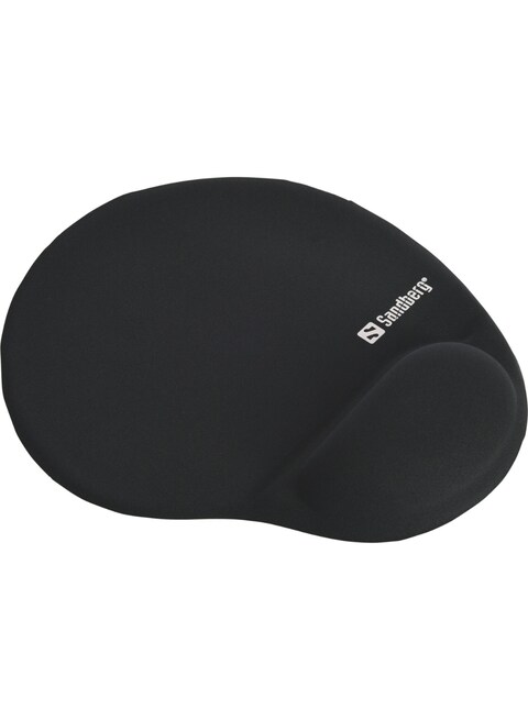 Gel Mousepad With Wrist Rest Black