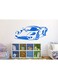 Spoil Your Wall Ferrari Car Design Wall Decal Blue 90x50cm