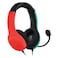 PDP LVL40 Wired Stereo Gaming Headset With Mic Blue Red