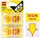 Deli EA10101 Index Tabs Sign Here
