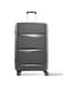 Parajohn 3-Piece Hard Side Polypropylene Luggage Trolley Set 20/24/28 Inch, Grey