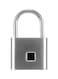 Generic Smart Fingerprint Padlock Silver 7.5X1.3X4.5cm