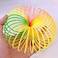 Samdone Rainbow Magic Spring, Colorful Rainbow Neon Plastic Spring Toy Party Supplies (1pc Color Random)