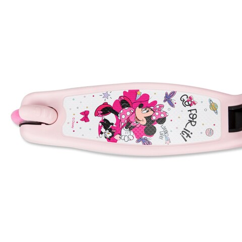 Spartan Disney Minnie Mouse 3-Wheel Light Up Scooter Pink