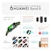 Huawei Band 8 Smart Watch, Ultra-Thin Design, Scientific Sleeping Tracking, 2-Week Battery Life, Compatible With Android &amp; iOS, 24/7 Health Management, Green