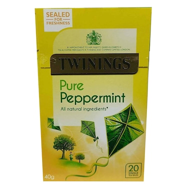 Twinings Pure Peppermint Tea 40g x Pack of 20