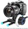 DMK Power Coopic Follow Focus With Gear Ring Belt For Canon Nikon Sony And Other DSLR Camera Camcorder Dv Video Fits 15mm Rod Film Making System,Shoulder Support,Stabilizer,Movie Rig(Blue)