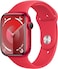 Apple Watch Series 9 [GPS 41mm] Smartwatch with (PRODUCT) RED Aluminum Case with (PRODUCT) RED Sport Band S/M. Fitness Tracker, Blood Oxygen &amp; ECG Apps, Always-On Retina Display, Water Resistant