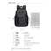 Arctic Hunter Light Weight Premium Shoulder Backpack 15.6 inch Water Resistant Laptop Daypack for Men and Women B00531 Black