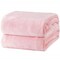 Comfy - King Size Flannel Fleece Blanket - Pink