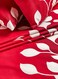 Rishahome 3-Piece Printed 180 TC Cotton Bedsheet Set Queen Size, Premium Collection, 1 Bedsheet+2 Pillow Cases, Cerise Red