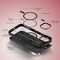Moxedo Magnetic Protective Case 360 Protection Clear Case Hard PC with Built-in Strong Magnets Compatible with MagSafe Designed for iPhone 12/12 Pro 6.1 inch (Black)
