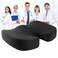 Doreen Comfort Cushion, Orthopedic Memory Foam Seat Cushion For Coccyx &amp; Lower Back Pain Relief, Pressure Relief Cushion Great As Office Chair,Portable Car Seat, Wheelchair Cushion (Black)（GC259A）