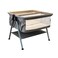 Teknum FELLOW 2 Twin Bedside Crib Bassinet - Ivory