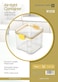 Royalford 700 ml Square Airtight Container With A Lid-Rf11258 Plastic Container With A Silicone Sealing Ring Fitted Lid Transparent Storage Container, Yellow