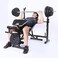 Marshal Fitness Bench Press Exercise Weight Bench with Pull Up Bar-Mf-600DA (Weight and Bar Not Included)
