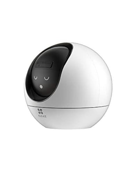 EZVIZ 4MP Indoor Camera, Pan/Tilt Baby Pet Monitor with AI Human and Pet Detection, Voice Activity Detection, Waving-Hand Recognition, Starlight Lens Color Vision, 2.4/5 GHz Dual-Band Wi-Fi   C6