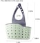 Kitchen Sink Shelf Soap Sponge Drain Rack Holder Double Decker Hanging Basket Storage Suction Cup Kitchen Organizer Sink Accessories Wash Dropshipping - Green