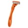 Bic Hybrid 3 Disposable Razor With Cartridge Set Orange 8 Razors