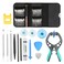 KKmoon-DIY 38 in 1 Mobile Phone Screen Opening Pliers Repair Tools Kit Screwdriver Pry Disassemble Screwdrivers Fix Tool Set for iPhone Samsung Sony Cellphone Laptop