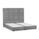 In House Berlin Linen Bed Frame - Queen - 200x160cm - Light Gray