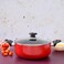 Royalford Aluminum Cooking Pot 20cm 1 Piece, Red