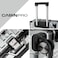 Cabinpro Lightweight Aluminum Frame Fashion Trolley Luggage Set of 3 Polycarbonate Hard Shell Suitcase with 4 Quite 360&deg; Double spinner wheels CP001 Silver