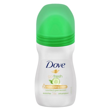 Dove Go Fresh Cucumber And Green Tea Antiperspirant Roll-On Deodorant 50ml