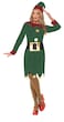 Elf Costume Green With Dress Hat &amp; Belt L