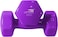 Vinyl Dumbbells Set EM-9219-4 4KG x2 Non-Slip Weights for Women, Sports &amp; Fitness Workouts