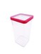 (pack of 3 pieces)- STORAGE CONTAINER 3P/SET color white and red