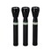 Krypton 3Pcs Rechargeable LED Flashlight - Hyper Bright Cree LED, 2000 Meter Range, Portable Lightweight Pocket Flashlight With 1900mAh Rechargeable Battery