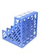 Generic Desktop Magazine Holder Deep Blue/White