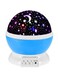 Generic Star Moon Light Rotating Projector Lamp Blue/Purple/White