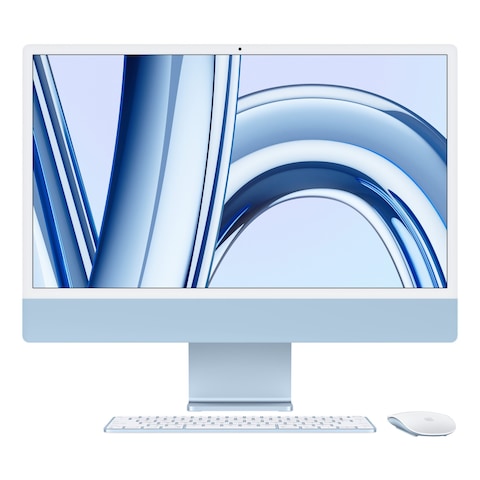 Apple iMac 24-Inch 8GB RAM 512GB SSD Full HD Monitor English Blue