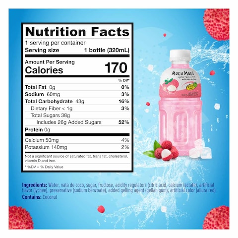 Mogu Mogu Lychee Fruit Juice 320Ml