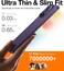 Torras OriginFit-Mag Series Slim Fit Designed for iPhone 15 Pro Max Case Ultra-Thin Lightweight Hard PC Cover, Dark Purple