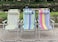 GO2CAMPS Camping Chair with Headrest-Folding Camping Chair-Picnic Chair High Quality Beach Chair for Garden Balcony or Festivals Outdoor Collapsable Chair as Fishing Chair,Festival Chair (Multicolour)