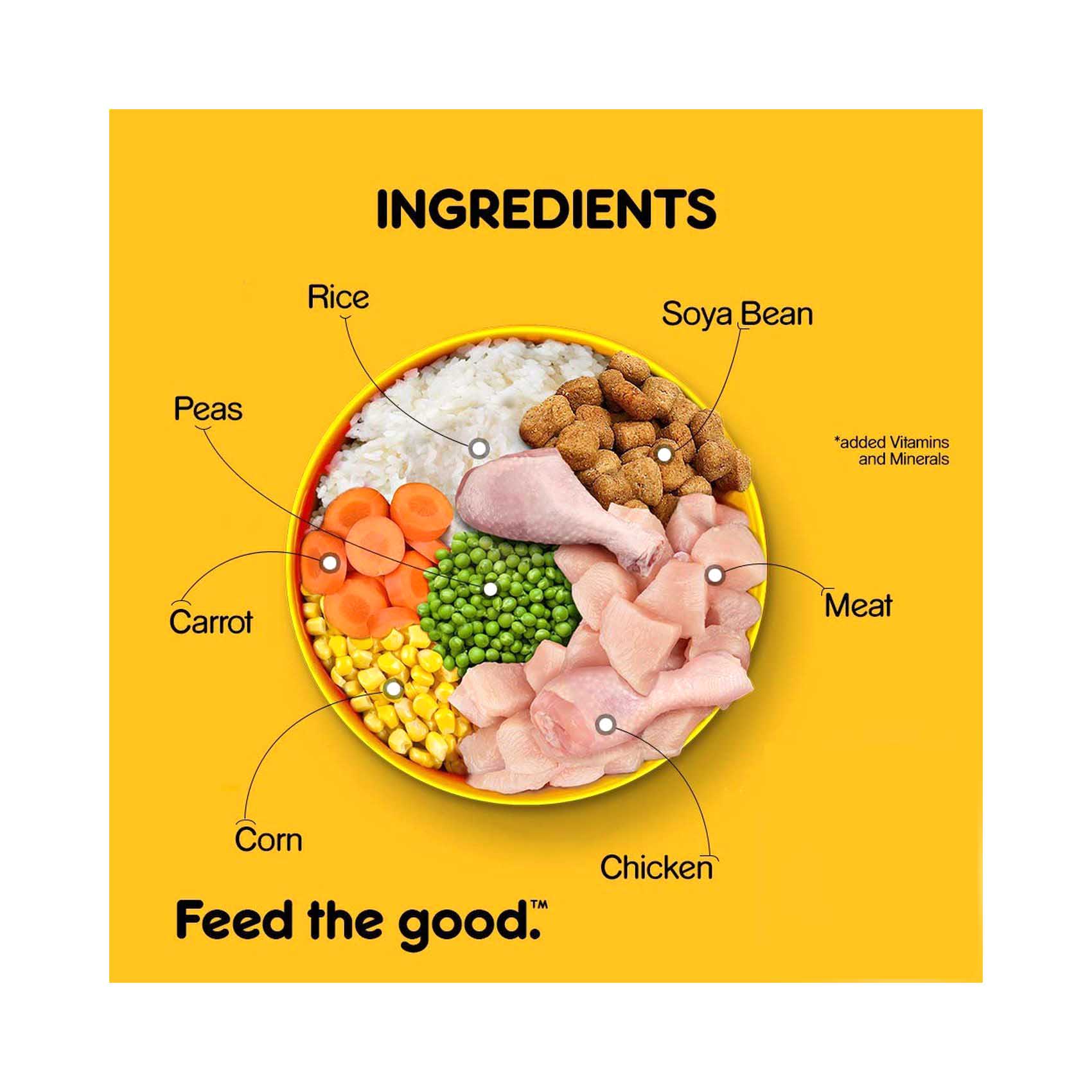 Pedigree Dog Food Chicken And Vegetables 3 Kg product thumbnail 3