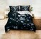 queen 3D night's Digital Printed 3 Pcs Set(1 Comforter cover WITH 2 Pillow cover) (jellyfish, King)