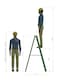 Penguin - Fibreglass Single Sided Ladder-Plastic Top: Step 6, 1.7m