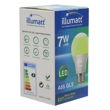 Illumatt 7W Led Gls E27 Warm White M030Gl