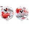 Valentine Kisses And Hearts Bubbles 22in
