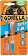 Gorilla Super Glue , Super Glue Two 3 Gram Tubes