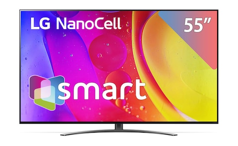 تليفزيون إل جي 55 بوصة فائق الدقة سمارت بريسيفر مدمج - 55NANO846QA