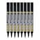 Pentel Permanent Marker N860 Black 8 PCS