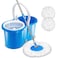 HYX Spin Mop And Bucket with Wringer Set, Floor Cleaning System, Easy Wring Foot Pedal, Stainless Steel Mop Handle