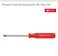 PB 196.6-100 Screwdriver Classic for round nuts, size 6